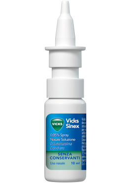 VICKS SINEX*spray nasale 10 ml 0,5 mg/ml senza conservanti