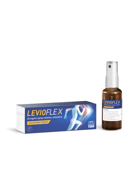 LEVIOFLEX*spray cutaneo 25 g/125 erogazioni 40 mg/ml con pompa dosatrice